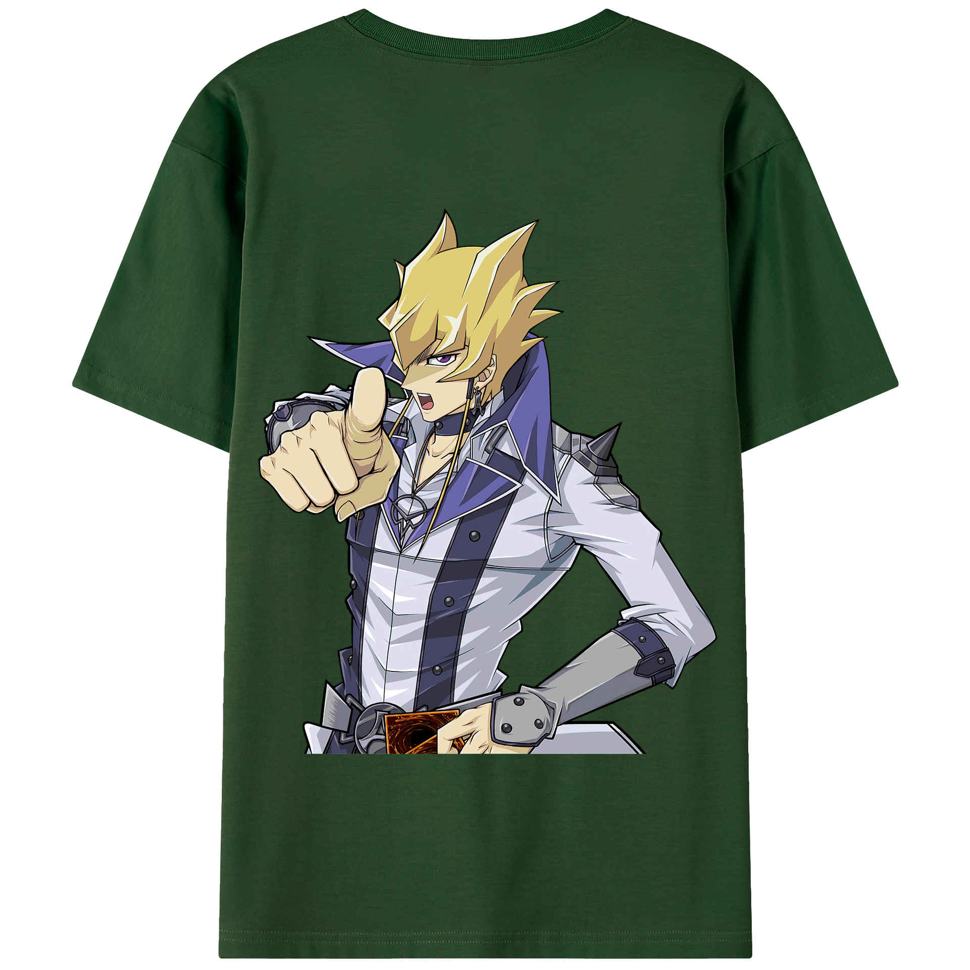 （画像用） 遊☆戯☆王 Yu-Gi-Oh! 綿100％半袖Tシャツ（背面プリント）